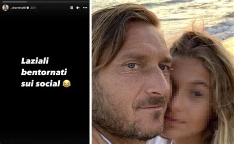 Chanel Totti Figlia Del Pupone Percula I Tifosi Biancocelesti Dopo Che La Roma Ha Perso Il