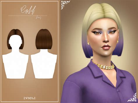 Enriques4 Cold Hairstyle The Sims 4 Catalog