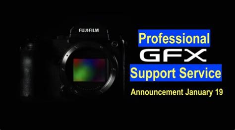 Fujifilm Will Launch Professional Support Service Along With The Gfx