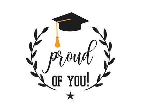 Proud Of You Svg Graduation Svg File Graduate Png File End Etsy