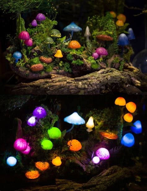 Sosuperawesome Mushroom Nightlightsthe Snowmade On Etsy Tumblr Pics