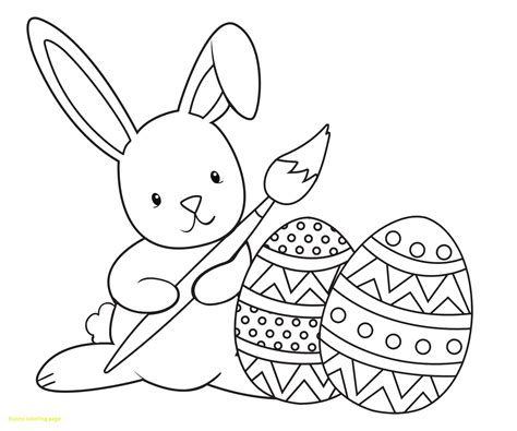 Coloring Pages Of A Rabbit Printable | Free Coloring Sheets