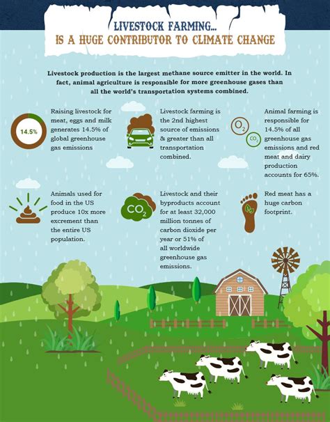 The Environmental Impact Of Livestock Farming Infographic