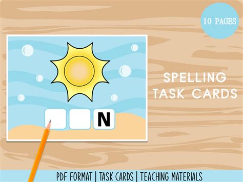 Mash Class Level Spelling Task Cards