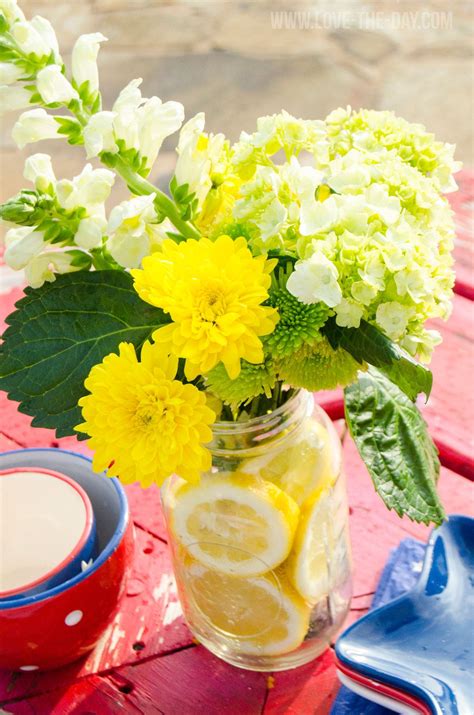 Diy Lemon Centerpiece By Love The Day