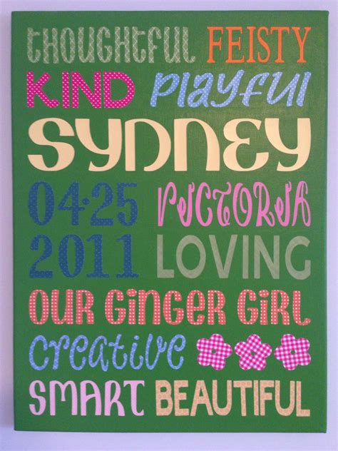 Word Art For Childs Room Using Cricut Modge Podged On Painted Canvas