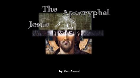 Interview With William Ramsey On The Apocryphal Jesus Youtube