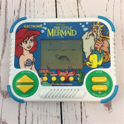 Disney The Little Mermaid Tiger Electronic Handheld Game Vintage Tested