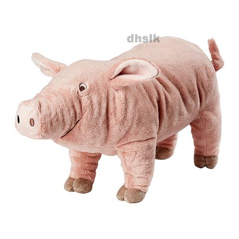 Ikea Knorrig Pink Pig Piglet Soft Plush Toy Charlottes Web Baby Safe