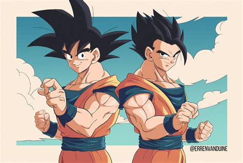 Goku And Gohan Dragon Ball Z Dragon Ball Super Manga Dragon Ball