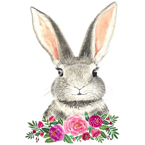 Watercolorbunny Easterbunny Bunny Watercolorrabbit Cuterabbit