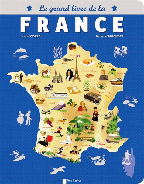 Carte Touristique De France Vacances Arts Guides Voyages