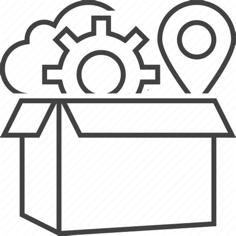Box Bundle Delivery Package Product Service Shipment Icon