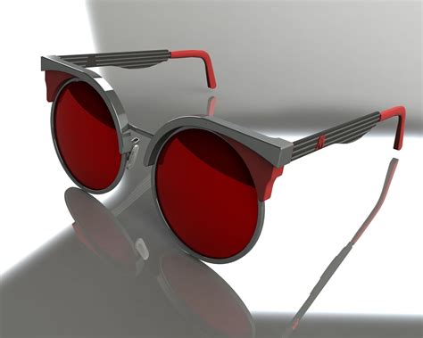 Retro Pantho Sunglasses 3d Model Cgtrader