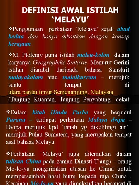 Asal Usul Bahasa Melayu 1 Pdf