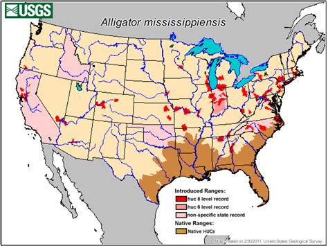 Map Of Where Alligators Live Wells Printable Map