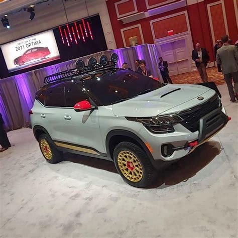 Kia Showcased Two Off Road Versions Of Seltos At Dealership Meet My