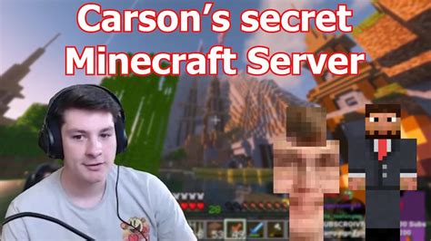 Carsons Secret Minecraft Server Jawsh Stream Highlights Youtube
