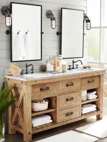 Among long list of important stuff inside your private bathroom, mirror is this round mirror is a decorative choice to enhance the beauty of your bathroom with leaf frame. 35 Cool and Creative Double Sink Vanity Design Ideas