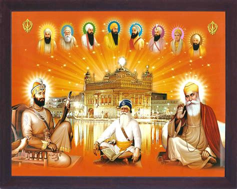 Buy Baba Deep Singh Ji Warrior With Other Ten Sikh Gurus Outside