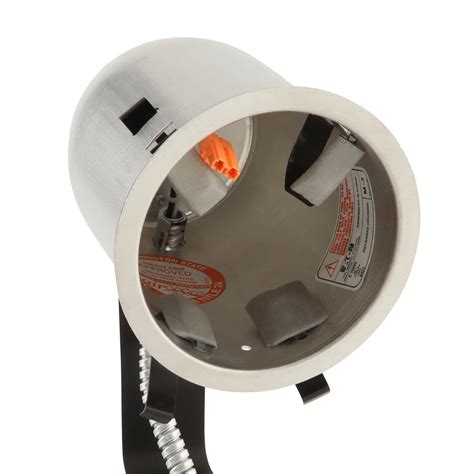 Ic rated for direct contact with insulation wide variety of trims available to achieve different lighting effects Halo H995 4 in. Aluminum LED Recessed Lighting Housing for ...