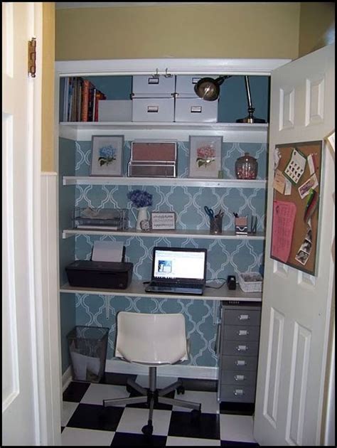 Two Amazing Closet Turned Office Makeovers Beneath My Heart Home