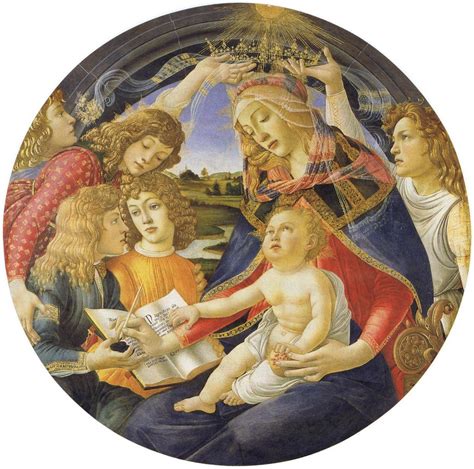 Sandro Botticelli Madonna Del Magnificat 1481 Sandro Botticelli