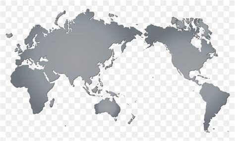 World Map Pacific Ocean Png 3543x2126px World Black And White