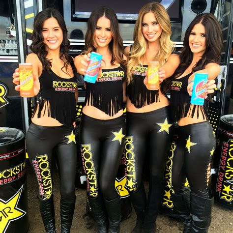 The Rockstarenergymodels With Your Thirstythursday Lineup Sparklingenergy Pit Girls