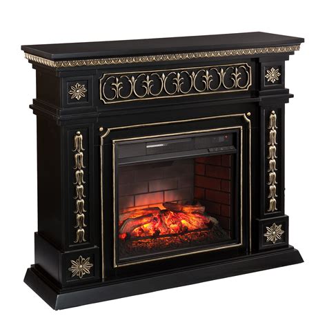 47 Donovan Electric Fireplace Black Fe9661 Fi9661