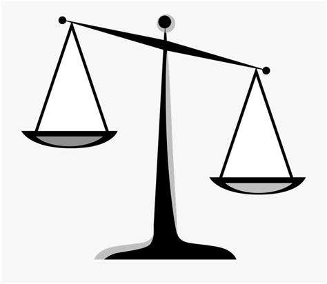 Transparent Cartoon Balance Scale Balance Scale Silhouette Court