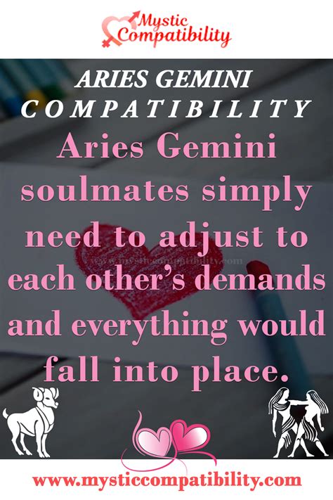 Aries Gemini Soulmates Aries And Gemini Gemini Compatible Zodiac Signs