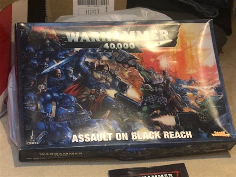 Original And Boxed Warhammer 40 000 Assault On Black Reach Games