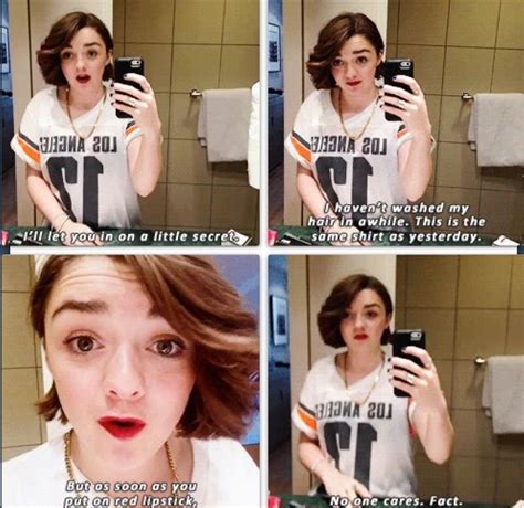 Maisie Williams And Her Words Of Wisdom Game Of Thrones Cast Game Of