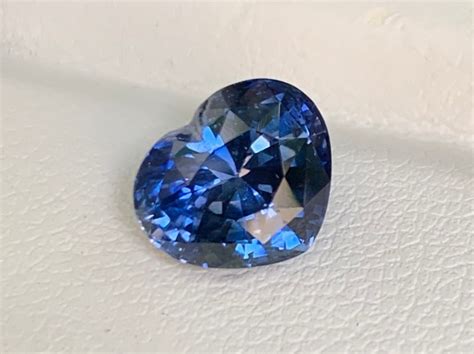 Heart Shaped Blue Sapphire 331 Cts