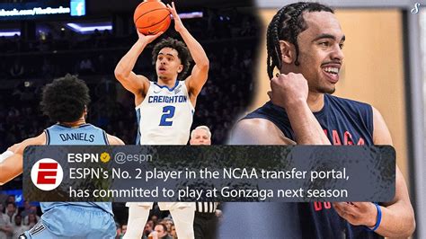 Espns No 2 Rated Transfer Is Player For Gonzaga Next Season 2022 23