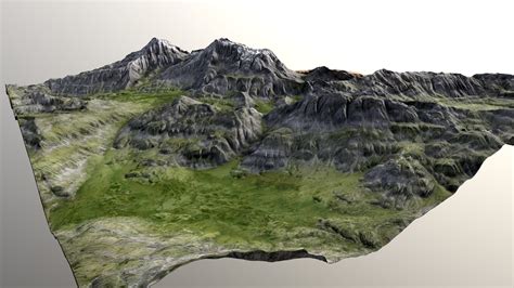 Mountain Range 01 Download Free 3d Model By Solararchitect 6dff907