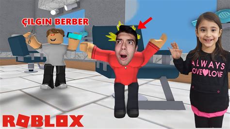 Korkunç Berberden Kaçıyoruz Roblox Escape The Barbershop Youtube