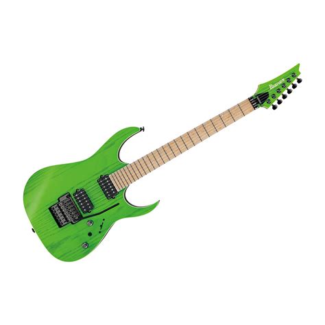 Rgr M Tfg Transparent Fluorescent Green Avec Son Tui Guitare