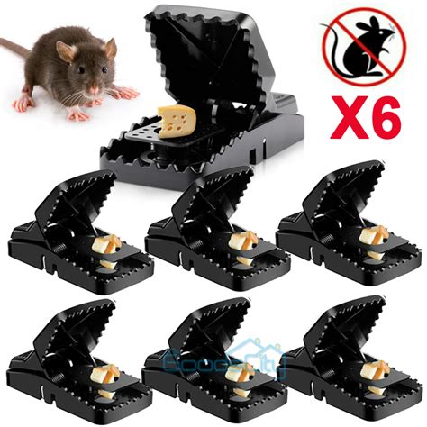 6 Pack Mouse Traps Small Mice Traps Reusable Effective Indoor Mouse