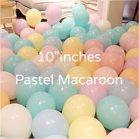 Pcs Pastel Macaroon Balloons Inches Kingstar Prolatex Shopee Philippines