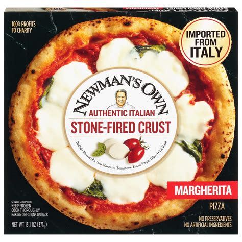 Newmans Own Stone Fired Crust Margherita Frozen Pizza 1685oz