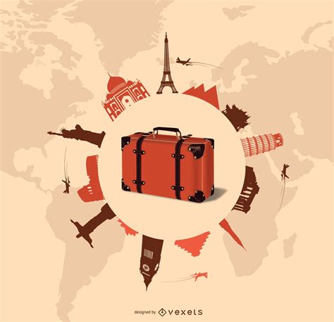 Travel And Tourism Design Vector Download