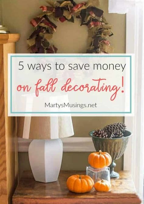 5 Ways To Save Money On Fall Decorating