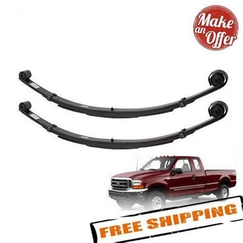 Pro Comp 22410 Front 4 Lifted Leaf Springs 99 04 Ford F250f350 Pair W