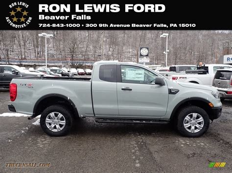 2021 Ford Ranger Stx Supercab 4x4 In Cactus Gray Metallic For Sale