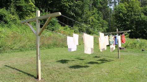 How To Make Build A Clothesline Jon Peters Art And Home