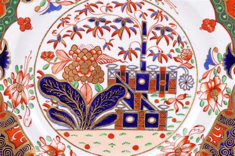 Spode Three Georgian Imari Pattern 967 Decorated Porcelain Plates For