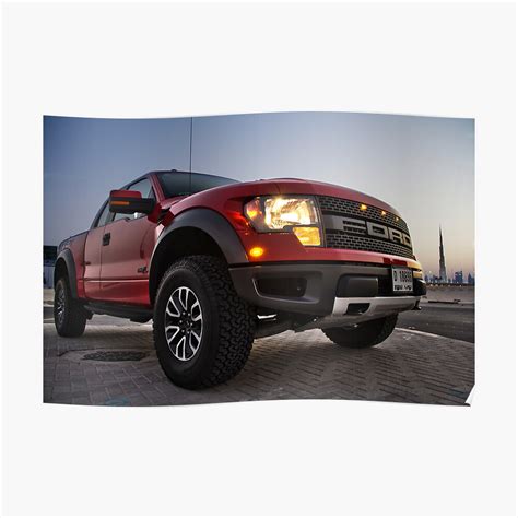 Ford Raptor 1 Poster By Shahzadsheikh Redbubble