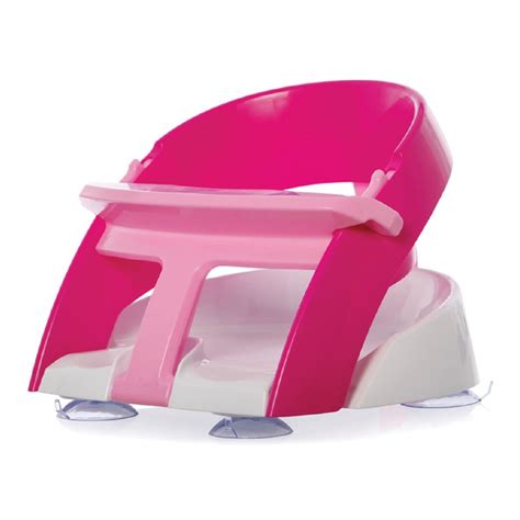 Tub + bath seat hybrid; Dreambaby Premium Deluxe Bath Seat - Red/Pink | BIG W